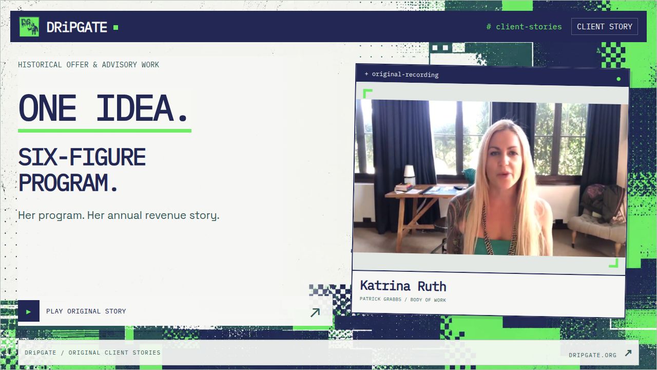Katrina Ruth — One conversation. A bigger business.