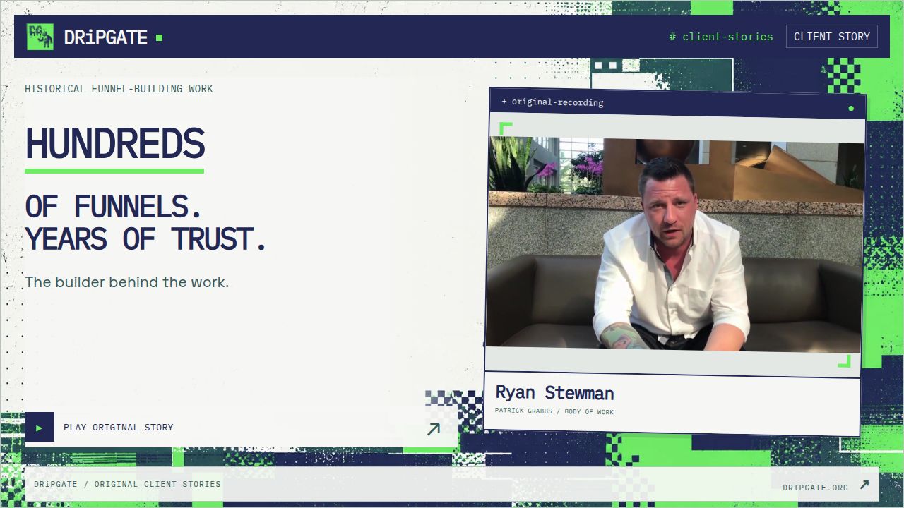 Ryan Stewman — Hundreds of funnels. Years of trust.